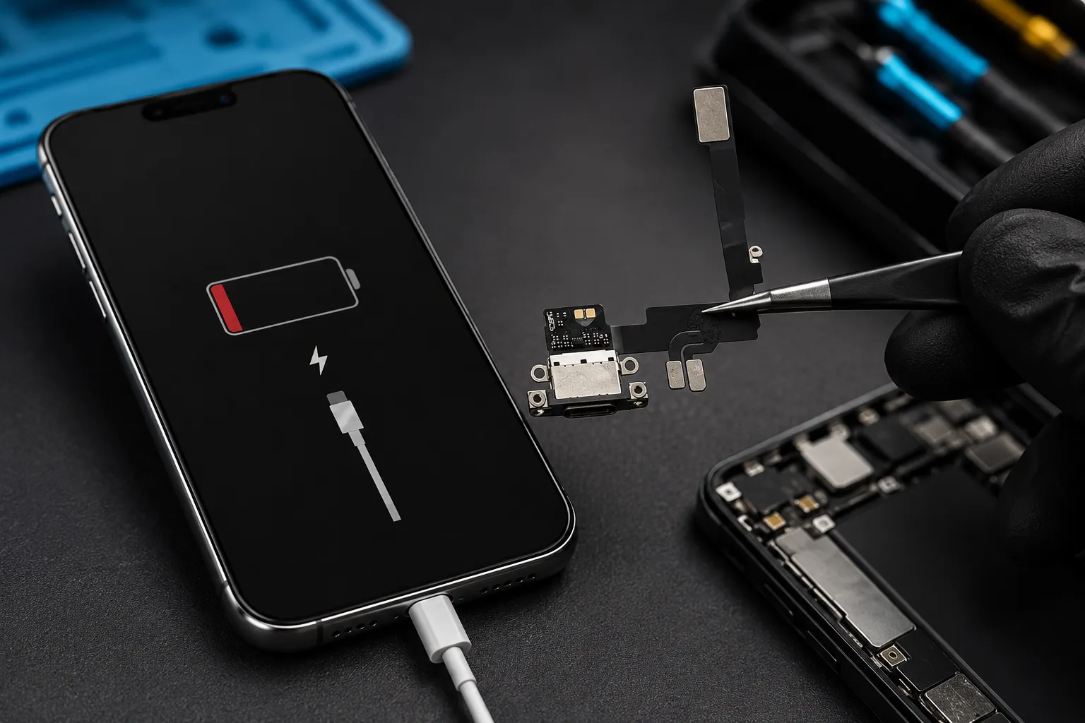 Apple iPhone 6 Plus Şarj Sorunları ve Şarj Soketi Tamiri